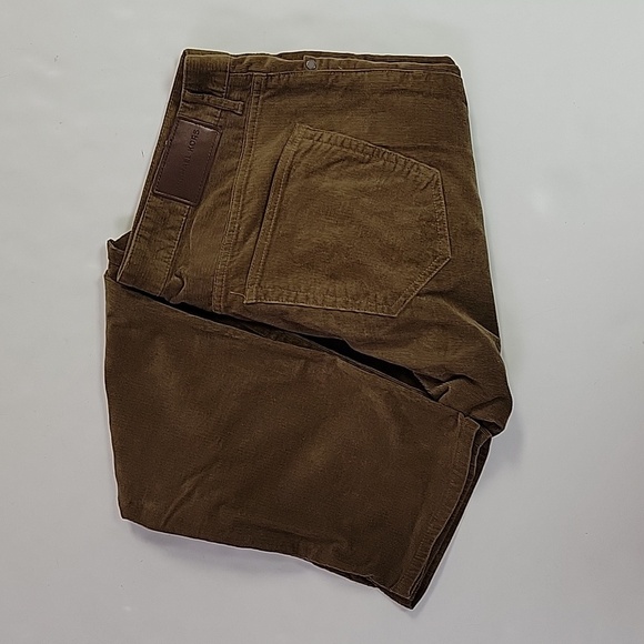 Michael Kors men's brown corduroy pants sz 34 x 30 - Picture 1 of 5
